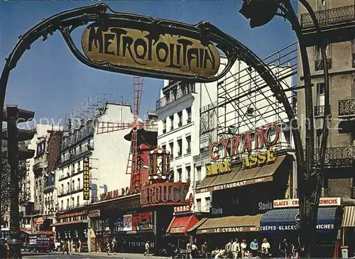 Paris Moulin Rouge Metropolitain Kat. Paris