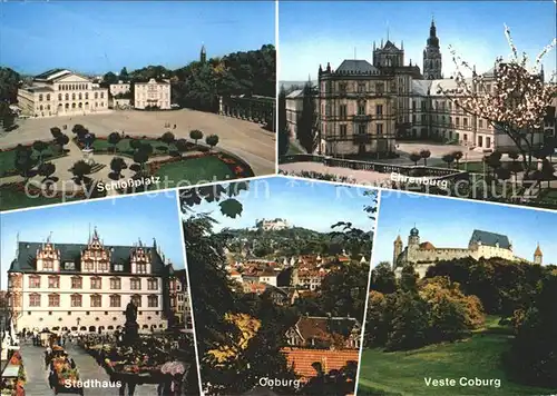 Coburg Schlossplatz Ehrenburg Veste Stadthaus Kat. Coburg