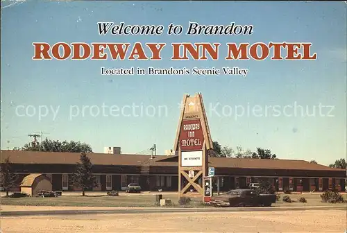 Brandon Manitoba Rodeway Inn Motel Kat. Brandon