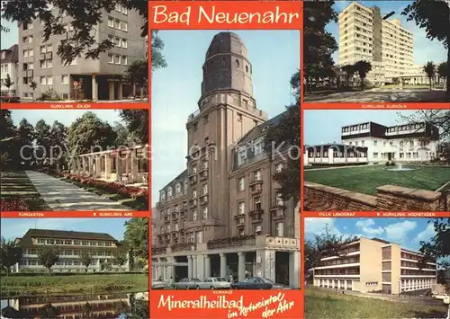 Bad Neuenahr Ahrweiler Kurklinik Kurgarten Villa Landgraf Kurhaus Mineralbad Kat. Bad Neuenahr Ahrweiler