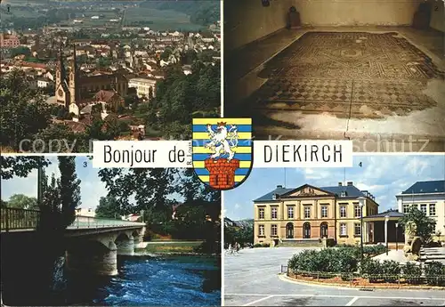 Diekirch Eglise Mosaiques Romaines La Sure Pont Place Guillaume Kat. Diekirch