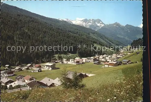Gerlos Panorama Hochtal gegen Brandbergkolm Zillertaler Alpen Kat. Gerlos