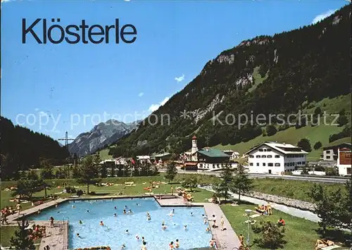Kloesterle Vorarlberg Freibad Kat. Kloesterle