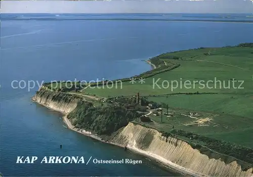 Insel Ruegen Kap Arkona Fliegeraufnahme Kat. Bergen
