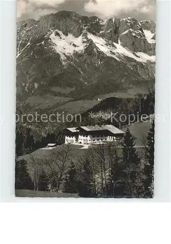 Oberau Berchtesgaden Berggasthof Heissbaeck Kat. Berchtesgaden