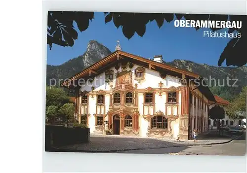 Oberammergau Pilatushaus Kat. Oberammergau