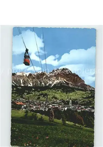 Cortina d Ampezzo Monte Cristallo Funivia di Pocol Kat. Cortina d Ampezzo