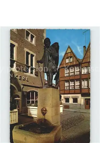 Muenster Westfalen Der Kiepenkerl Brunnen Kat. Muenster