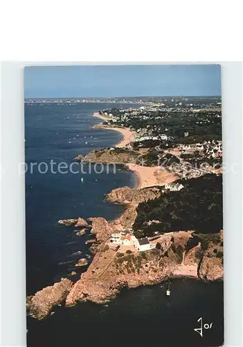 Pornichet La pointe de Chemoulin et les plages jusqu a Pornichet Vue aerienne Kat. Pornichet