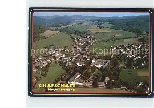 Grafschaft Sauerland Fliegeraufnahme Kat. Schmallenberg