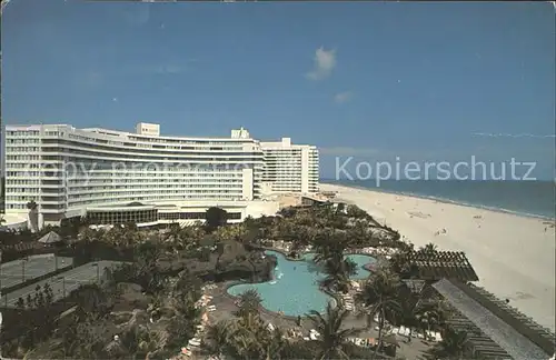 Miami Beach Hilton Hotel Fontainebleau mit Strand Kat. Miami Beach