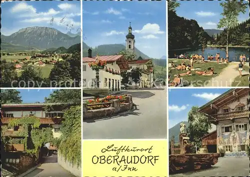 Oberaudorf Marienplatz Luegsteinsee Burgtor Ortbaech  Kat. Oberaudorf