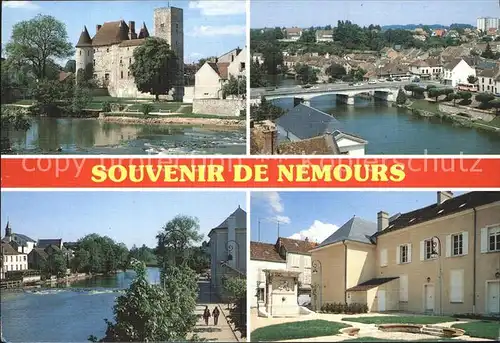 Nemours Seine et Marne Chateau Bord du Loing  Kat. Nemours