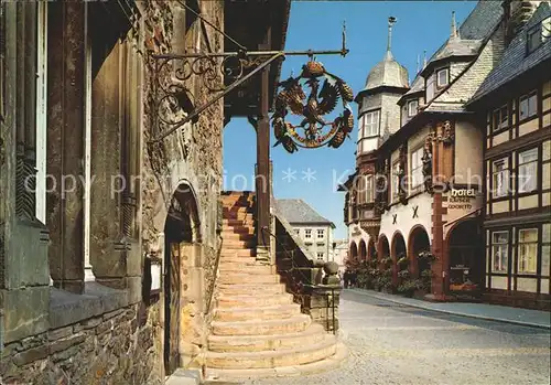 Goslar Rathaustreppe Kat. Goslar