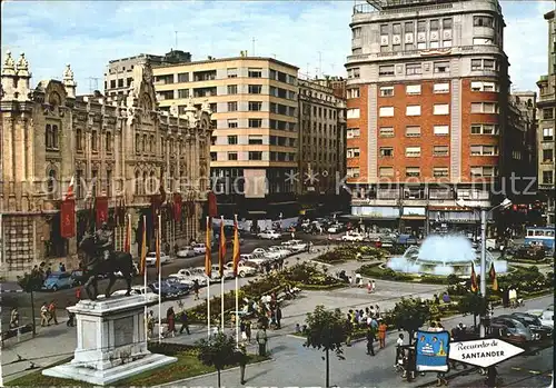 Santander Hote de Ville et Place Caudillo Kat. Santander