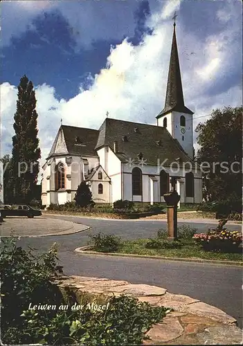 Leiwen Trier Saarburg Kirche Kat. Leiwen