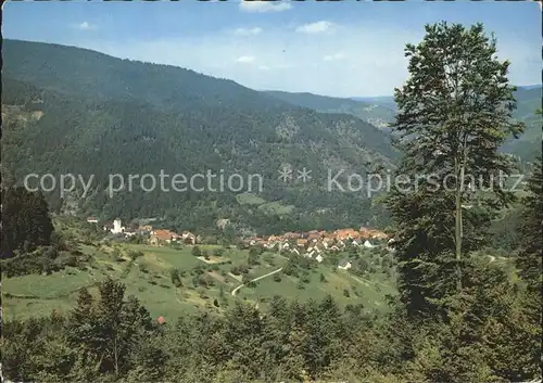 Langenbrand Forbach Gasthaus Pension Murgtaeler Hof Kat. Forbach