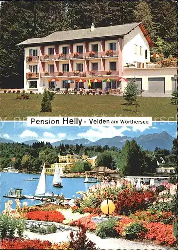 Velden Woerther See Pension Helly Badesteg Segeln Alpenblick Kat. Velden am Woerther See