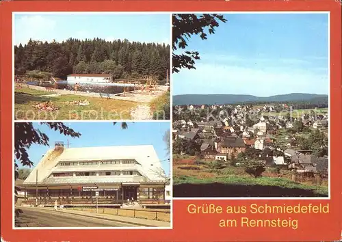 Schmiedefeld Rennsteig Waldbad Crux FDGB Erholungsheim Deutsch Sowjetische Freundschaft Erholungsort Kat. Schmiedefeld Rennsteig