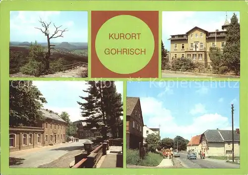 Gohrisch Koenigstein Lilienstein Elbsandsteingebirge Kneippkurbad FDGB Heim Erholung Kurort Kat. Gohrisch