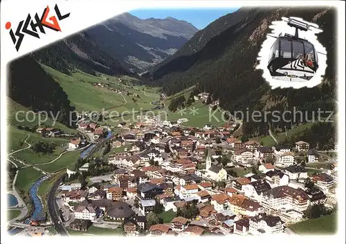 Ischgl Wintersportplatz Sommerpanorama Alpen Fliegeraufnahme Kat. Ischgl