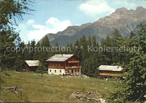 Laengenfeld Oetztal Alpengasthaus Waldruh Wuerzbergalm Kat. Laengenfeld