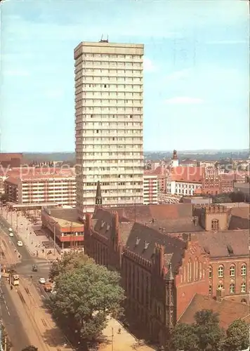 Frankfurt Oder Blick vom Hochhaus Gubener Strasse Kat. Frankfurt Oder