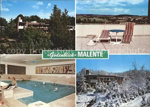 Malente Gremsmuehlen Kurhotel Godenblick Hallenbad Kat. Malente