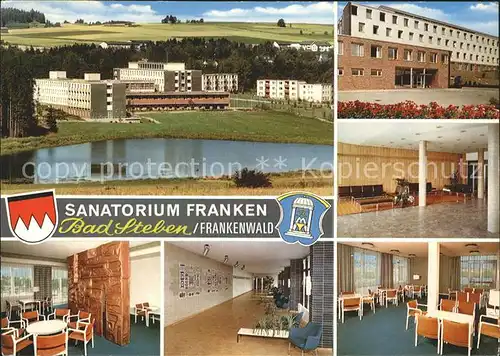 Bad Steben Sanatorium Franken der BVA Kurklinik im Frankenwald Kat. Bad Steben