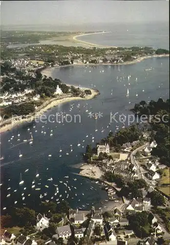 Benodet L anse de Sainte Marine et l embouchure de l Odet vue aerienne Kat. Benodet