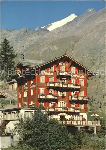 Saas Fee Pension Bergfreude Walliser Alpen Kat. Saas Fee