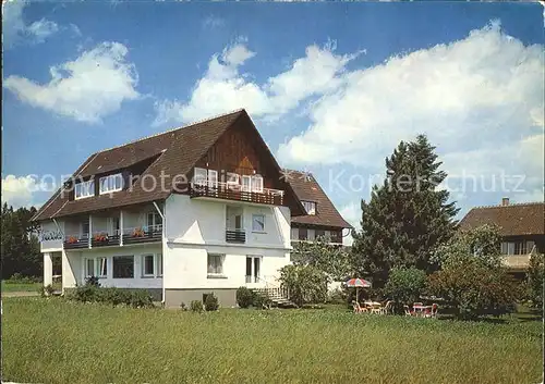 Herzogsweiler Cafe Pension Sonnenschein Schwarzwald Kat. Pfalzgrafenweiler