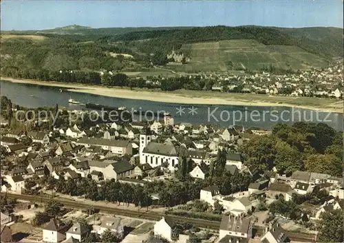 Niederbreisig am Rhein Fliegeraufnahme Kat. Bad Breisig