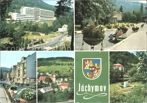 Jachymov Sanatorium Kolonada Lazensky park Kat. Sankt Joachimsthal