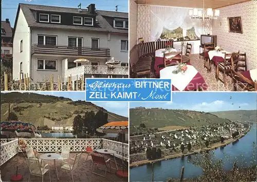 Kaimt Gaestehaus Bittner Panorama Moseltal Kat. Zell (Mosel)