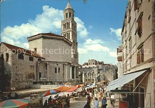 Split Spalato Markt Kirche Kat. Split