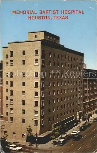 Houston Texas Memorial Baptist Hospital Kat. Houston