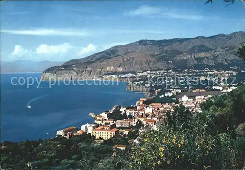 Sorrento Campania Panorama Kueste Kat. Sorrento