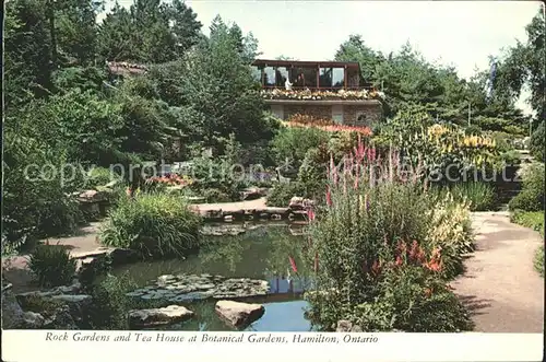 Hamilton Ontario Rock Gardens and Tea House at Botanical Gardens Kat. Hamilton