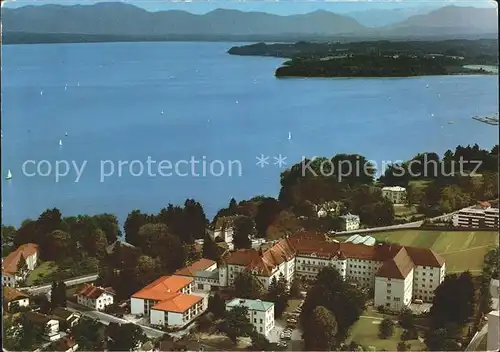 Tutzing Fliegeraufnahme Krankenhaus der Missions Benediktinerinnen Kat. Tutzing