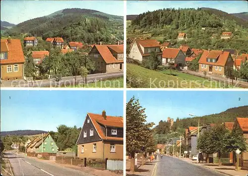 Steinbach Hallenberg Rotteroder Strasse und Hauptstrasse / Steinbach-Hallenberg /Schmalkalden-Meiningen LKR