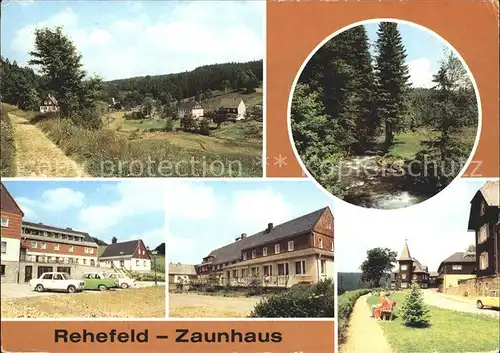 Rehefeld Zaunhaus Tal der Wilden Weisseritz Ferienheime  Kat. Altenberg