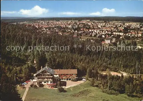 Freudenstadt Waldhotel Cafe Stokinger Fliegeraufnahme Kat. Freudenstadt