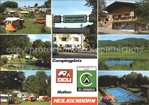 Schluechtern Camping Heiligenborn Hutten  Kat. Schluechtern