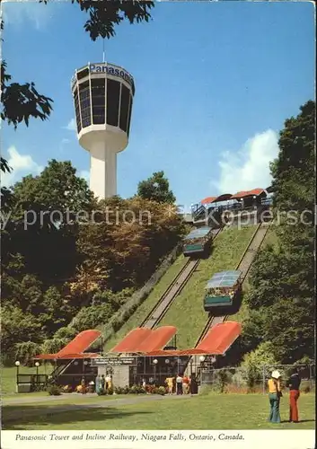 Niagara Falls Ontario Panasonic Tower and Incline Railway Kat. Niagara Falls Canada