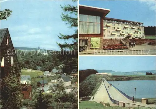 Caemmerswalde Neuhausen Ferienheim Paul Gruner Rauschenbachtalsperre Kat. Neuhausen Erzgebirge