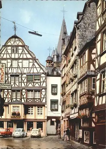 Bernkastel Kues Marktplatz Fachwerk Kat. Bernkastel Kues