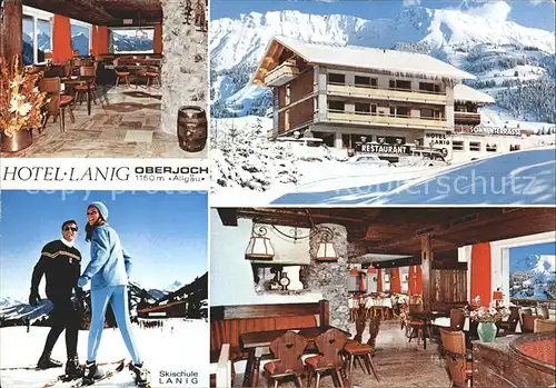 Oberjoch Hotel Lanig Skigebiet Kat. Bad Hindelang