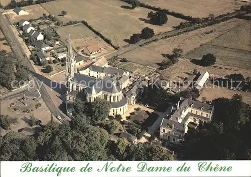 Vion Sarthe Fliegeraufnahme Basilique de Notre Dame du Chene Kat. Vion