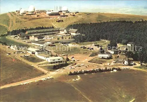 Wasserkuppe Rhoen Fliegeraufnahme Berg der Segelflieger Kat. Poppenhausen (Wasserkuppe)